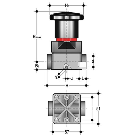 CMIF - Compact diaphragm valve