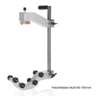 Loupací přístroj pro konce trubek a sedlové tvarovky d 75  až 315 mm