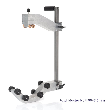 Loupací přístroj pro konce trubek a sedlové tvarovky d 75 až 315 mm Loupací přístroj pro konce trubek a sedlové tvarovky d 75 až 315 mm