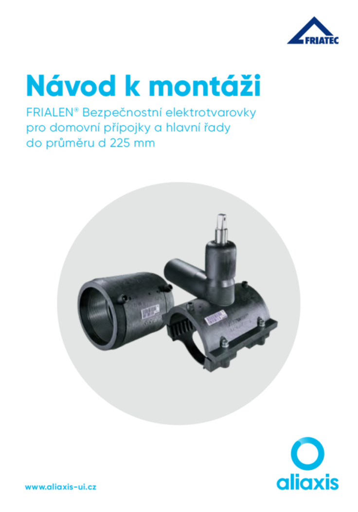 Návod k montáži elektrotvarovek do d 225 mm