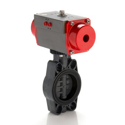 FEOV/CP DA DN 40-65 - PNEUMATICALLY ACTUATED BUTTERFLY VALVE