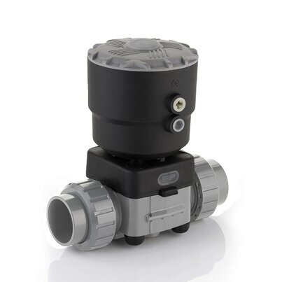 DKBDC/CP NC - Pneumatically actuated 2-way diaphragm valve PN6 for basic applications DN 15:65