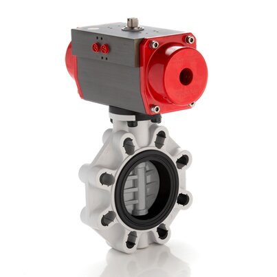 FKOC/CP DA DN 40-65 - PNEUMATICALLY ACTUATED BUTTERFLY VALVE