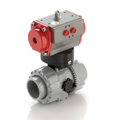 VKDOC/CP DA - PNEUMATICALLY ACTUATED DUAL BLOCK® 2-WAY BALL VALVE