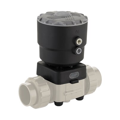 DKBDM/CP NC - Pneumatically actuated 2-way diaphragm valve PN6 for basic applications DN 15:65