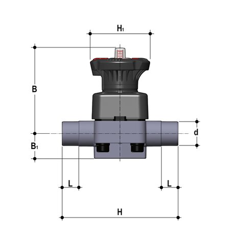 DKDC - DIALOCK® 2-WAY DIAPHRAGM VALVE