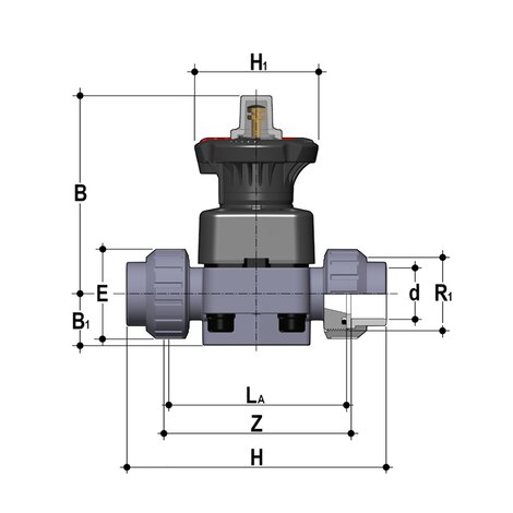 DKLUIC - DIALOCK® 2-WAY DIAPHRAGM VALVE