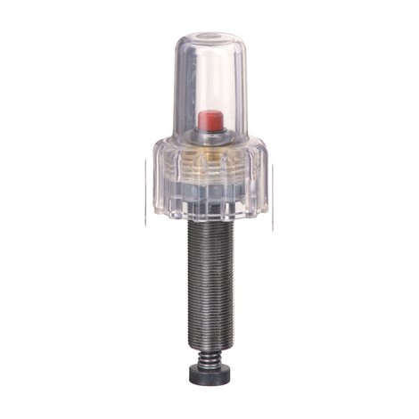 Stroke limiter with position indicator Stroke limiter with position indicator