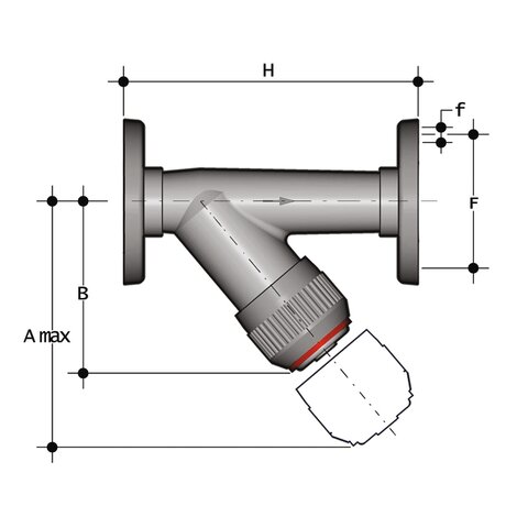 RVOAV-RVOAT D 20 ÷ 63 - Sediment strainer