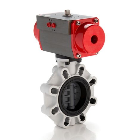 FKOV/CP NC DN 80-200 - PNEUMATICALLY ACTUATED BUTTERFLY VALVE