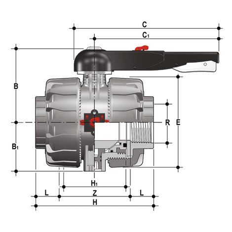 VKDFC - DUAL BLOCK® 2-WAY BALL VALVE