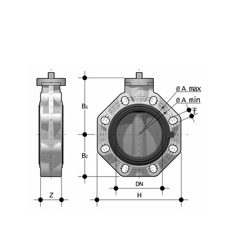 FKOM/FM - Butterfly valve