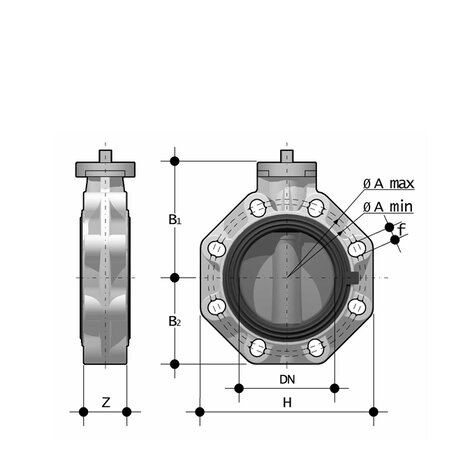 FKOF/FM - Butterfly valve