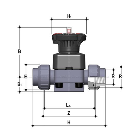 DKUFV - DIALOCK® 2-way diaphragm valve