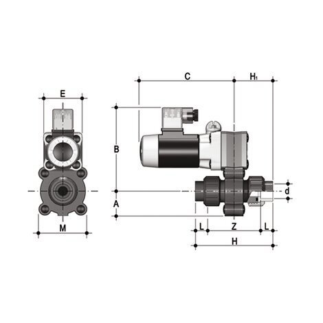 S12LV - TRUE UNION 2-WAY SOLENOID VALVE