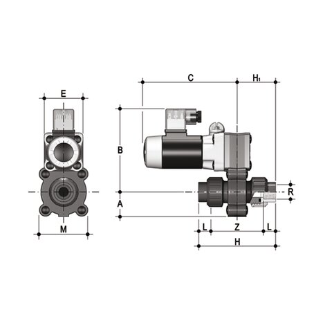 S22FV - TRUE UNION 2-WAY SOLENOID VALVE