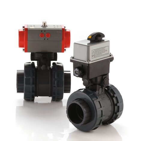 VXEIV/CP DA - PNEUMATICALLY ACTUATED EASYFIT 2-WAY BALL VALVE