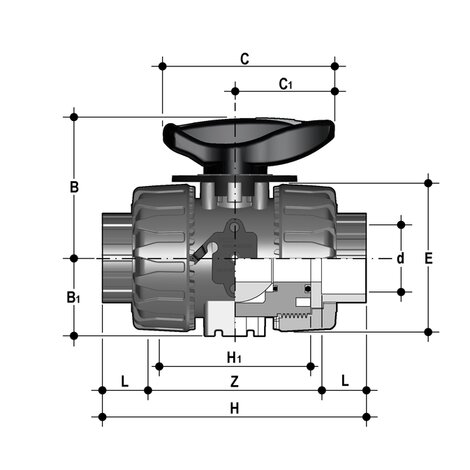 VKRLV - DUAL BLOCK® regulating ball valve