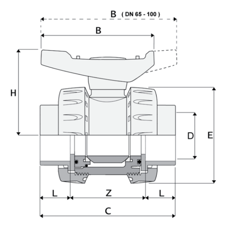 LKDAV - DUAL BLOCK® 3-way ball valve LKDAV - DUAL BLOCK® 3-way ball valve