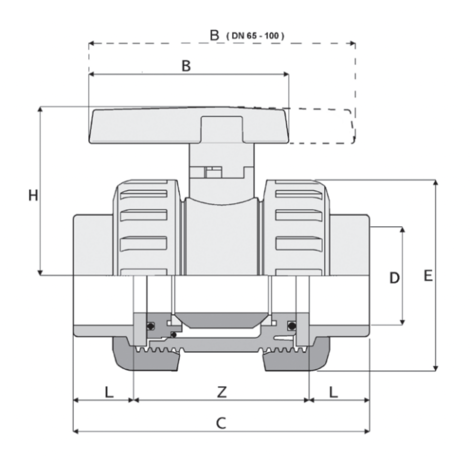 LKDAV - DUAL BLOCK® 3-way ball valve LKDAV - DUAL BLOCK® 3-way ball valve