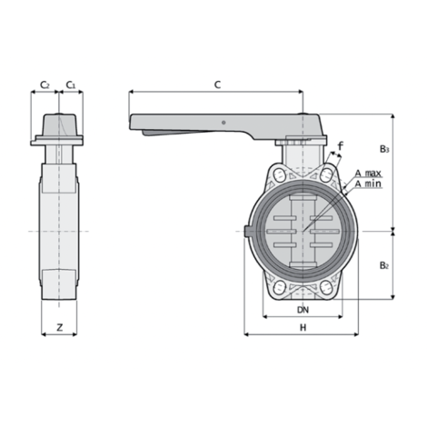 LKDAV - DUAL BLOCK® 3-way ball valve LKDAV - DUAL BLOCK® 3-way ball valve