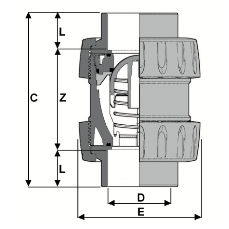 LKDAV - DUAL BLOCK® 3-way ball valve LKDAV - DUAL BLOCK® 3-way ball valve