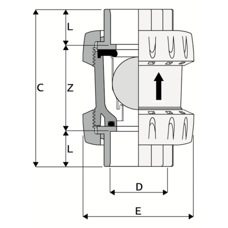 LKDAV - DUAL BLOCK® 3-way ball valve