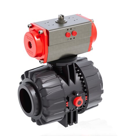 VKDAV/CP DA - PNEUMATICALLY ACTUATED DUAL BLOCK® 2-WAY BALL VALVE