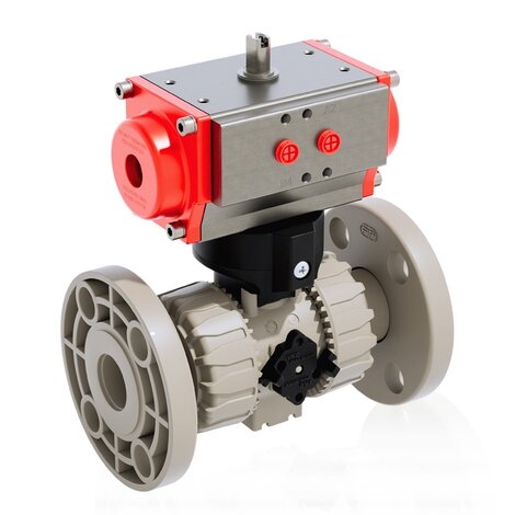 VKDOM/CP NC - PNEUMATICALLY ACTUATED DUAL BLOCK® 2-WAY BALL VALVE