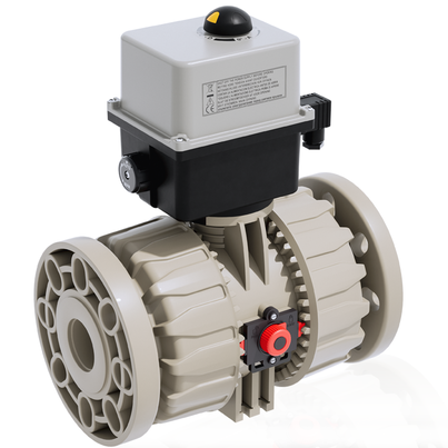 VKDOM/CE 24 V AC/DC - ELECTRICALLY ACTUATED DUAL BLOCK® 2-WAY BALL VALVE