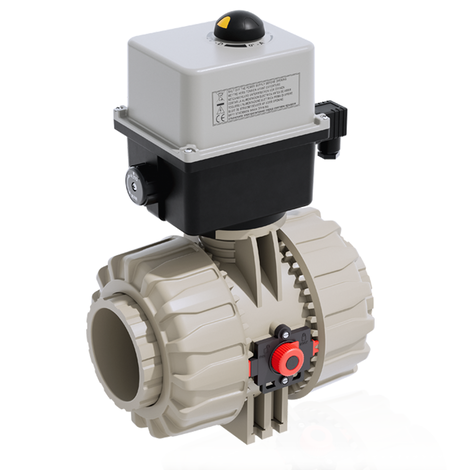 VKDIM/CE 24 V AC/DC - ELECTRICALLY ACTUATED DUAL BLOCK® 2-WAY BALL VALVE