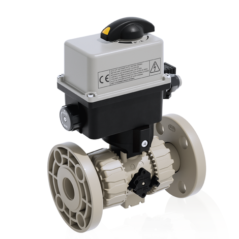 VKDOM/CE 24 V AC/DC - ELECTRICALLY ACTUATED DUAL BLOCK® 2-WAY BALL VALVE