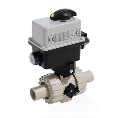 VKDBM/CE 24 V AC/DC - ELECTRICALLY ACTUATED DUAL BLOCK® 2-WAY BALL VALVE
