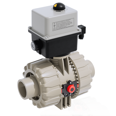 VKDDM/CE 90-240 V AC - ELECTRICALLY ACTUATED DUAL BLOCK® 2-WAY BALL VALVE