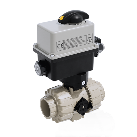 VKDIM/CE 90-240 V AC - ELECTRICALLY ACTUATED DUAL BLOCK® 2-WAY BALL VALVE