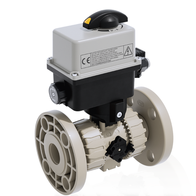 VKROM/CE 24 V AC/DC 4-20 mA - ELECTRICALLY ACTUATED DUAL BLOCK® REGULATING BALL VALVE