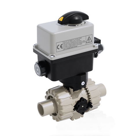 VKRBM/CE 90-240 V AC 4-20 mA - ELECTRICALLY ACTUATED DUAL BLOCK® REGULATING BALL VALVE