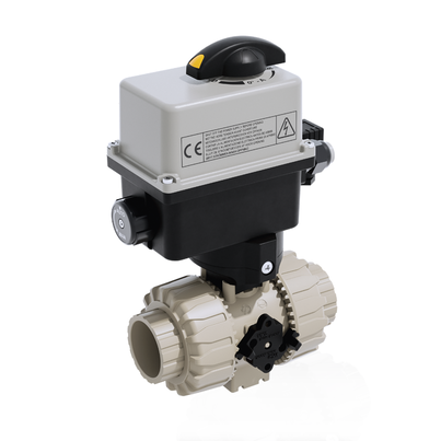 VKRIM/CE 24 V AC/DC 4-20 mA - ELECTRICALLY ACTUATED DUAL BLOCK® REGULATING BALL VALVE