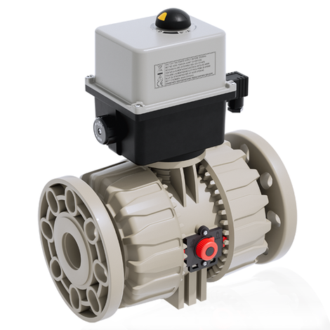 VKDOM/CE 24 V AC/DC - ELECTRICALLY ACTUATED DUAL BLOCK® 2-WAY BALL VALVE