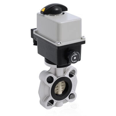 FKOM/CE 24V AC/DC DN 40-100 - ELECTRICALLY ACTUATED BUTTERFLY VALVE