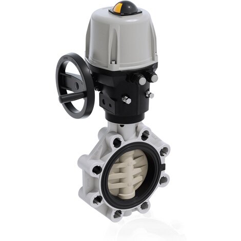 FKOM/CE 90-240V AC DN 125-200 - ELECTRICALLY ACTUATED BUTTERFLY VALVE