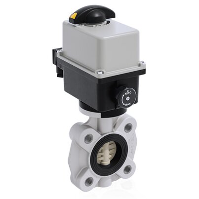 FKOM/CE 90-240V AC LUG ANSI DN 65-100 - ELECTRICALLY ACTUATED BUTTERFLY VALVE