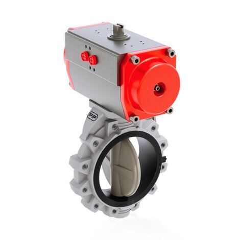 FKOM/CP NO LUG ANSI DN 250-300 - PNEUMATICALLY ACTUATED BUTTERFLY VALVE