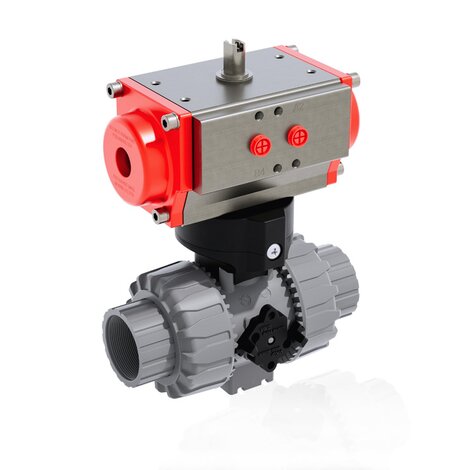 VKDNC/CP NC - PNEUMATICALLY ACTUATED DUAL BLOCK® 2-WAY BALL VALVE