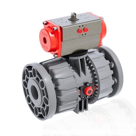 VKDOC/CP NO - PNEUMATICALLY ACTUATED DUAL BLOCK® 2-WAY BALL VALVE