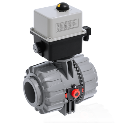 VKDAC/CE 90-240 V AC - ELECTRICALLY ACTUATED DUAL BLOCK® 2-WAY BALL VALVE