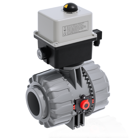 VKDAC/CE 90-240 V AC - ELECTRICALLY ACTUATED DUAL BLOCK® 2-WAY BALL VALVE