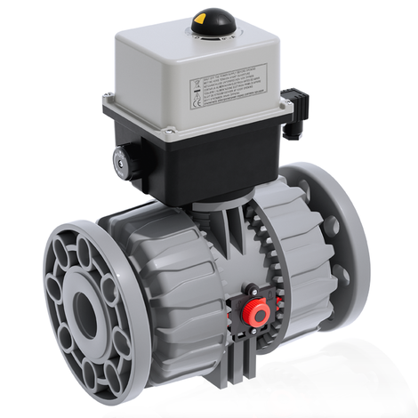 VKDOC/CE 90-240 V AC - ELECTRICALLY ACTUATED DUAL BLOCK® 2-WAY BALL VALVE