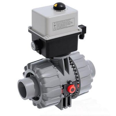 VKDDC/CE 90-240 V AC - ELECTRICALLY ACTUATED DUAL BLOCK® 2-WAY BALL VALVE