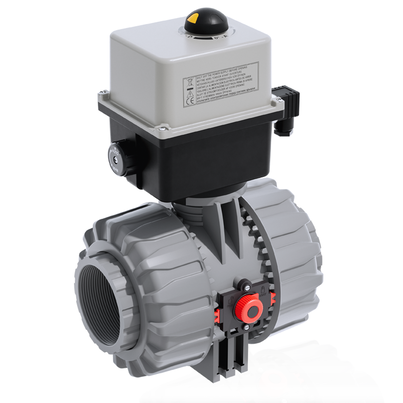 VKDNC/CE 24 V AC/DC - ELECTRICALLY ACTUATED DUAL BLOCK® 2-WAY BALL VALVE